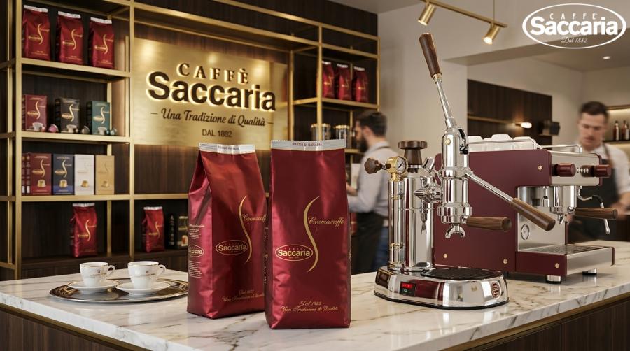 Премиум кафе на зърна Saccaria Cremacaff