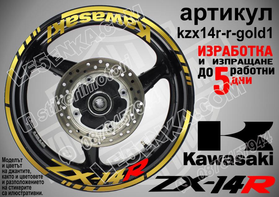 Kawasaki Zx-14r Gold