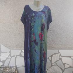 4XL 5XL Нова дълга рокля