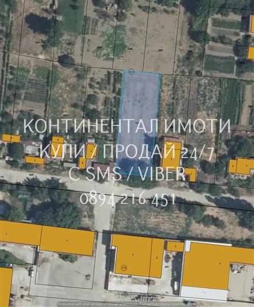 Код 63132. Дворно място 1020м2 с пряк достъп от централния асфалтов пъ