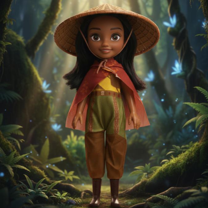 Кукла Рая със шапка и музика  Коледен подарък, който носи радост и ма