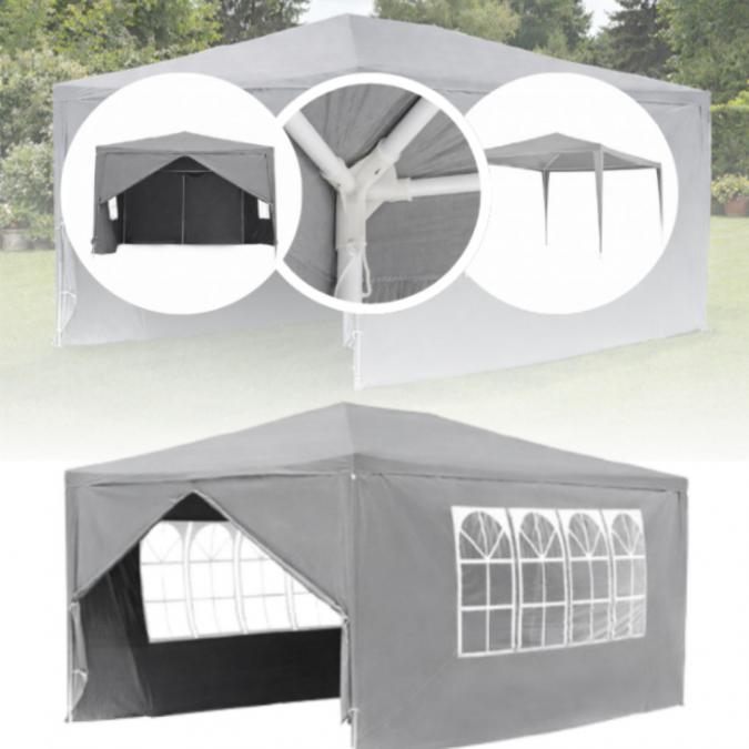 Просторна градинска шатра - стабилна конструкция и водоустойчива рамка