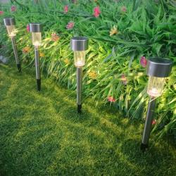 Комплект от 5 броя Led соларни лампи - автоматично включване без разхо