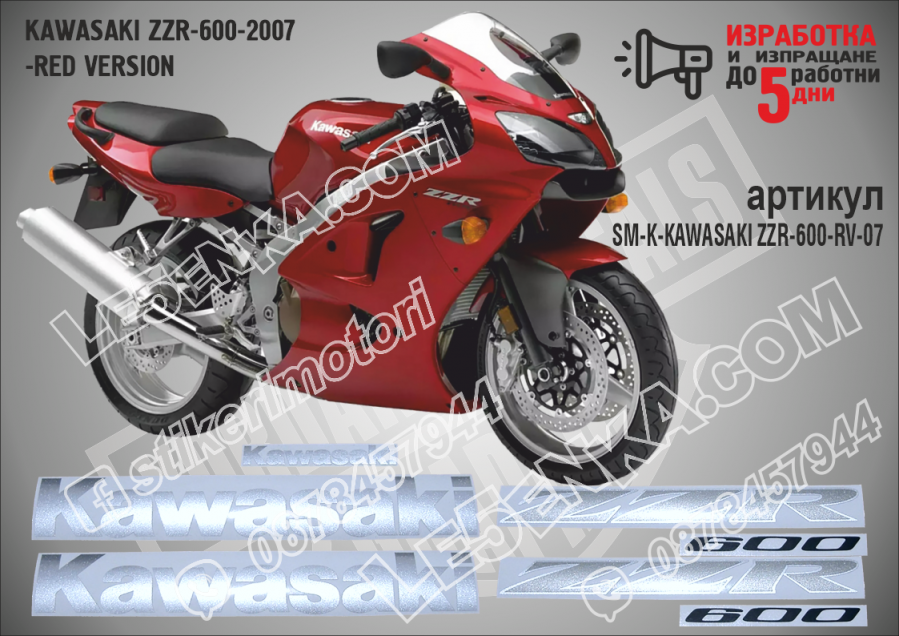 ZZR 600 - 2007 Red Version