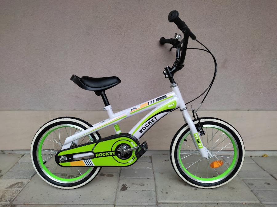 Продавам колела внос от Германия нов детски велосипед Green Rocket BMX