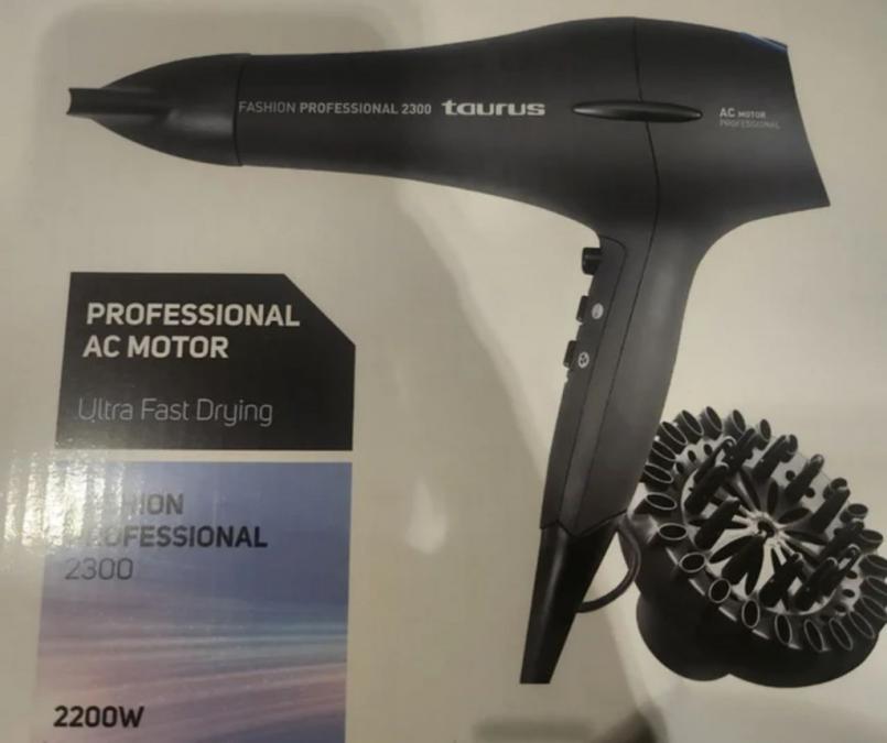 Сешоар Taurus Fashion Professional 2300, 2200w, функция за студен възд