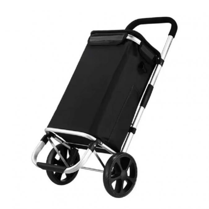 Количка за пазаруване  40 л, водоустойчива, лека и удобна с 2 колела