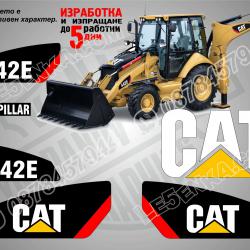 CAT 442e стикери