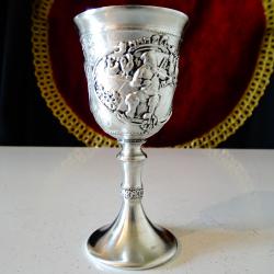 Калаена чаша с картина Цигулар на покрива, Anatevka.