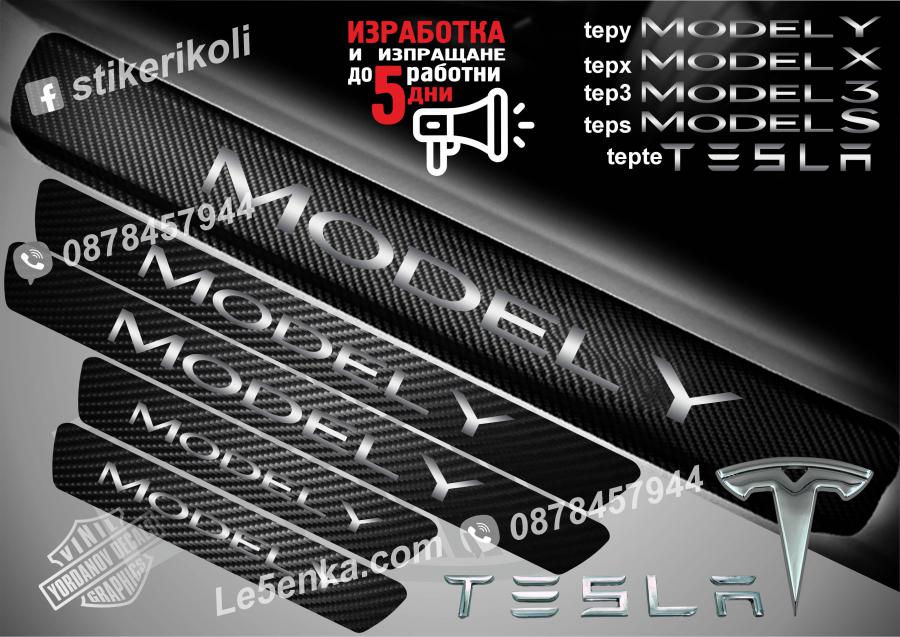 Tesla Model Y прагове от карбон