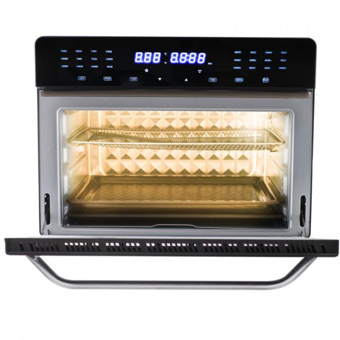 Многофункционален фритюрник с горещ въздух 30L - Мощна 2200w фурна с к