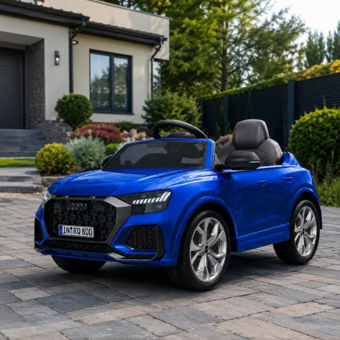 Детска акумулаторна кола Audi RS Q8 12V - Дистанционно управление, муз