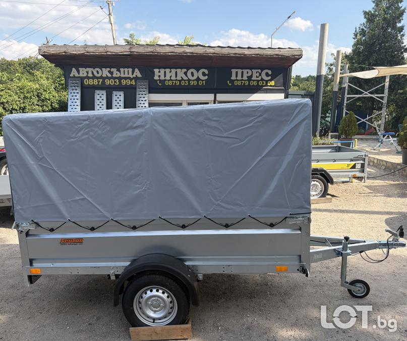 Туристическо, самосвално ремарке Neptun N7-236 PRR с брезент и шпригли