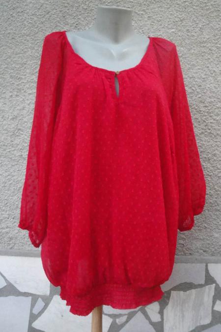 4XL Нова блуза VRS в червено