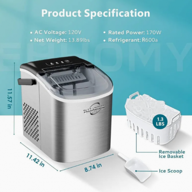Ледогенератор Palladium Line Kim12 Inox