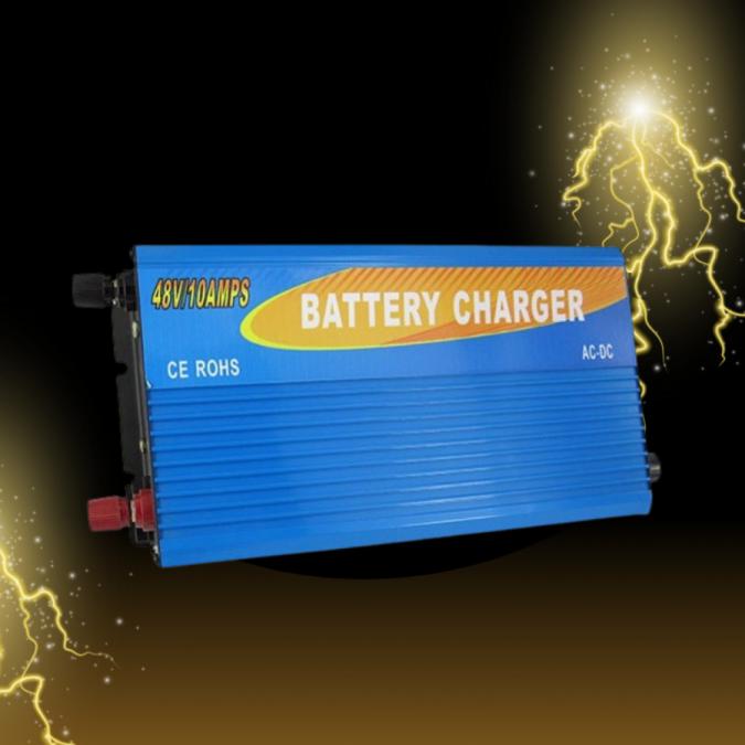 Зарядно за акумулатор универсално 48V  10A Ks4810b  мощно, надеждно,