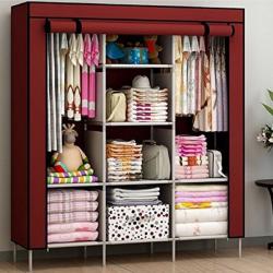 Текстилен трикрилен гардероб Storage