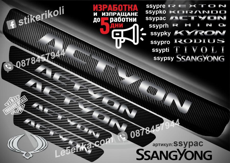Ssangyong Actyon прагове от карбон