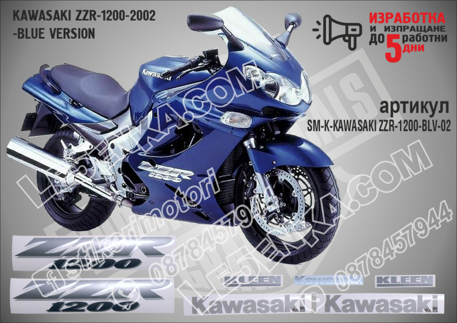 ZZR 1200 - 2002 Blue Version
