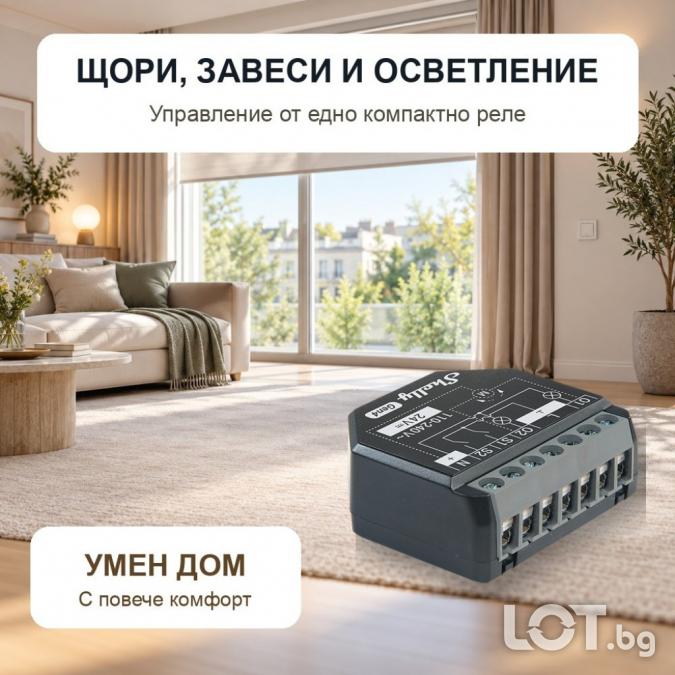 Смарт реле 2PM Gen4  2 канала, Wi-fi, Zigbee, Matter и енергиен монит