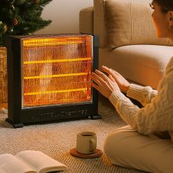 Кварцова печка Luxell Ks-2760, 2200w, 4 тръби