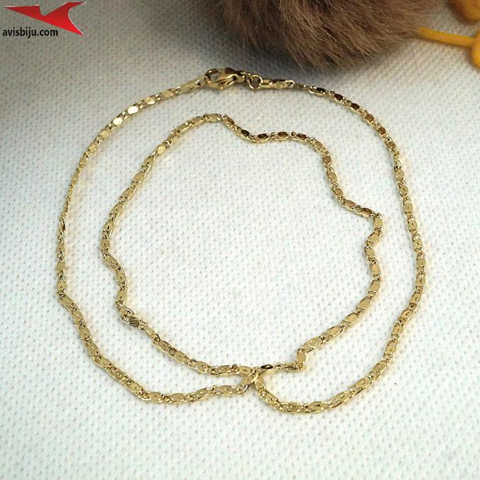 Синджир с 14К златно покритие