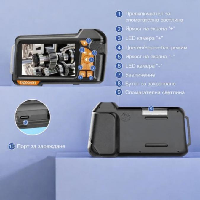 Портативен ендоскоп с висока резолюция