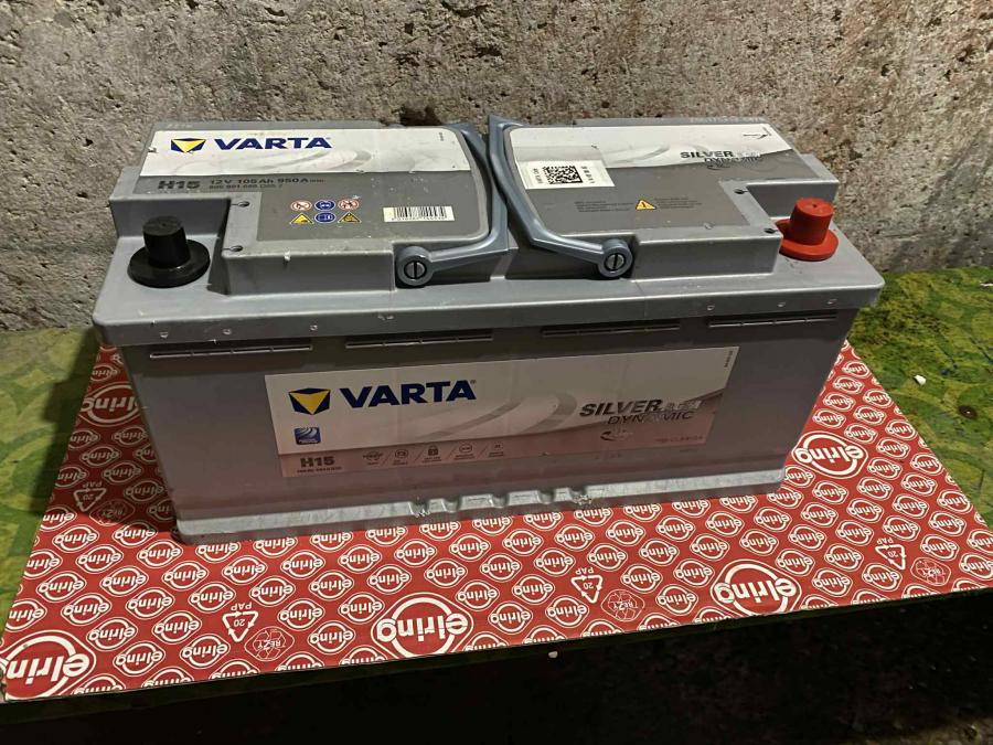 Акумулатор Варта Varta Silver AGM АГМ 105 амп ч с гаранция
