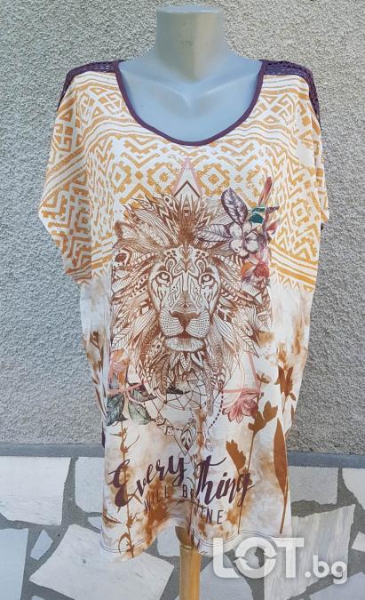 4XL 5XL Нова блуза Laura Torelli