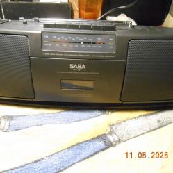 Saba Rcr 567 Stereo Radio Cassette Recorder vintage 86