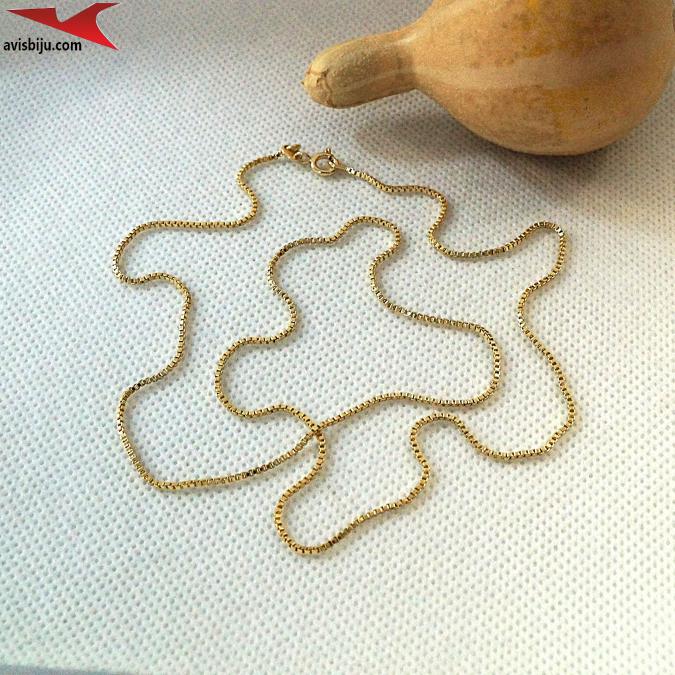 Синджир с 14К златно покритие