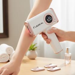 Лазерен уред за епилация Lexical Llh-5580 с охлаждаща функция и 999 99