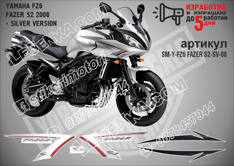 Yamaha FZ6 Fazer S2 2008 - Silver Version