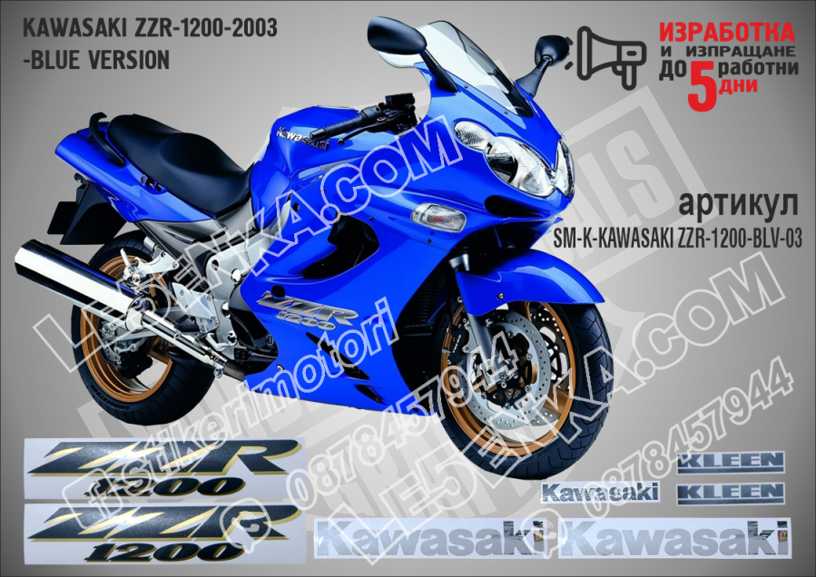 ZZR 1200 - 2003 Blue Version