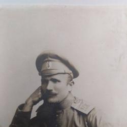 Снимка 1915 г. с автограф, в рамка 14,7 х 9,9 см