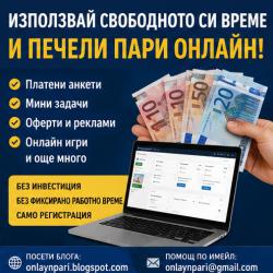 Как да Генерирате Допълнителни Доходи Онлайн  Безплатни Инструкции