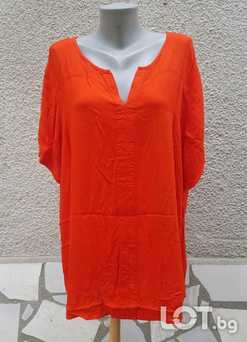 4XL Нова туника Janina в доматено червено