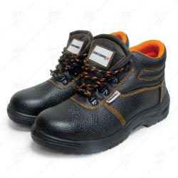 Работни кожени обувки тип боти с защита - бомбе, Decorex ADR