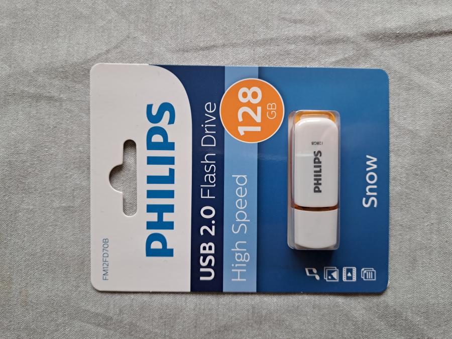 USB 2.0 Flash Drive Флашка Philips 128 GB.
