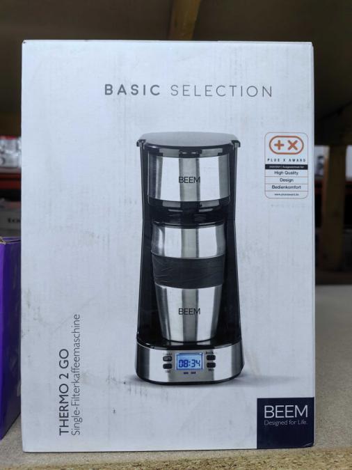 1бр.  Програмируема кафеварка Beem, Thermo 2 Go, с вграден термос 420