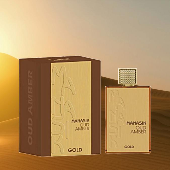 Арабски парфюм Manasik Oud Amber Gold Eau de Parfum 100 ml