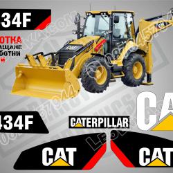 CAT 434f стикери