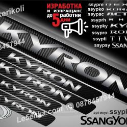 Ssangyong Kyron прагове от карбон