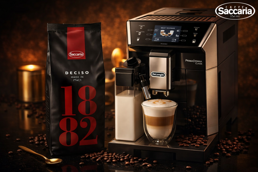 Премиум кафе на зърна Saccaria Deciso 1882