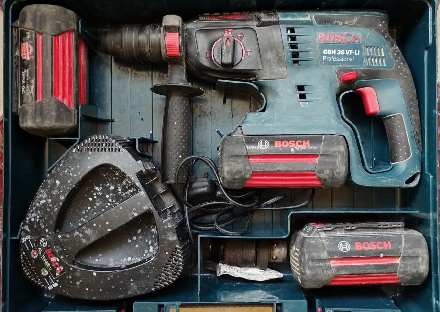 Bosch GBH 36 Vf-li Professional - мощен 36 волтов профи перфоратор с 3