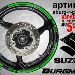Suzuki Burgman Green кантове за джанти