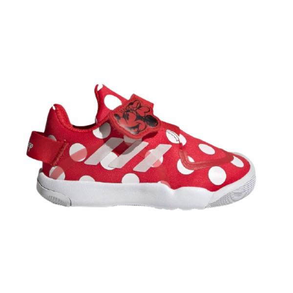 Бебешки спортни обувки Adidas Disney Червено с бял акцент 25