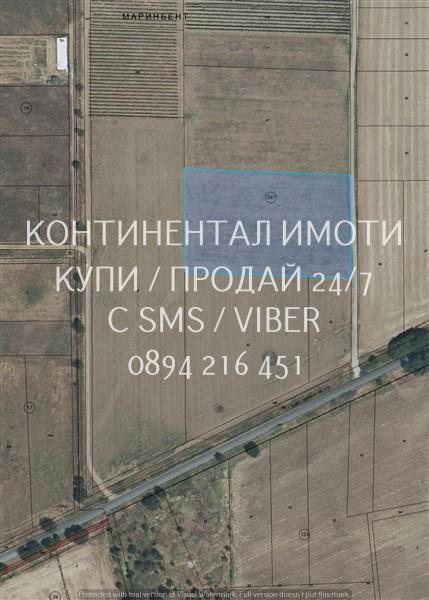 Код 63030. Поземлен имот 10500м2, с правоъгълна форма на втора линия,