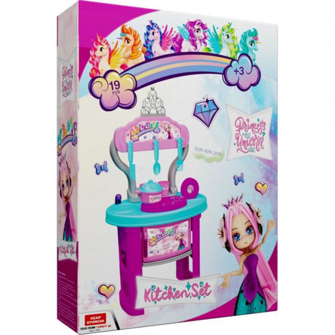 Вълшебна детска кухня за принцеси с 19 части