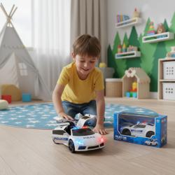 Полицейска кола със светлини и звук Police CAR - реалистична детска иг